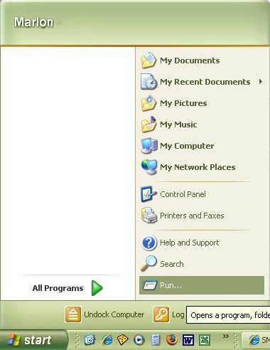 command prompt
