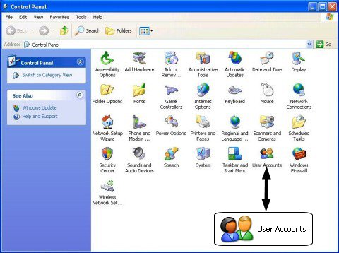 password protect - control panel classic view password protect - control panel classic view